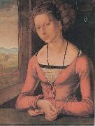 Albrecht Durer Die Ferlegerin mit geflochtenem Haar oil painting on canvas